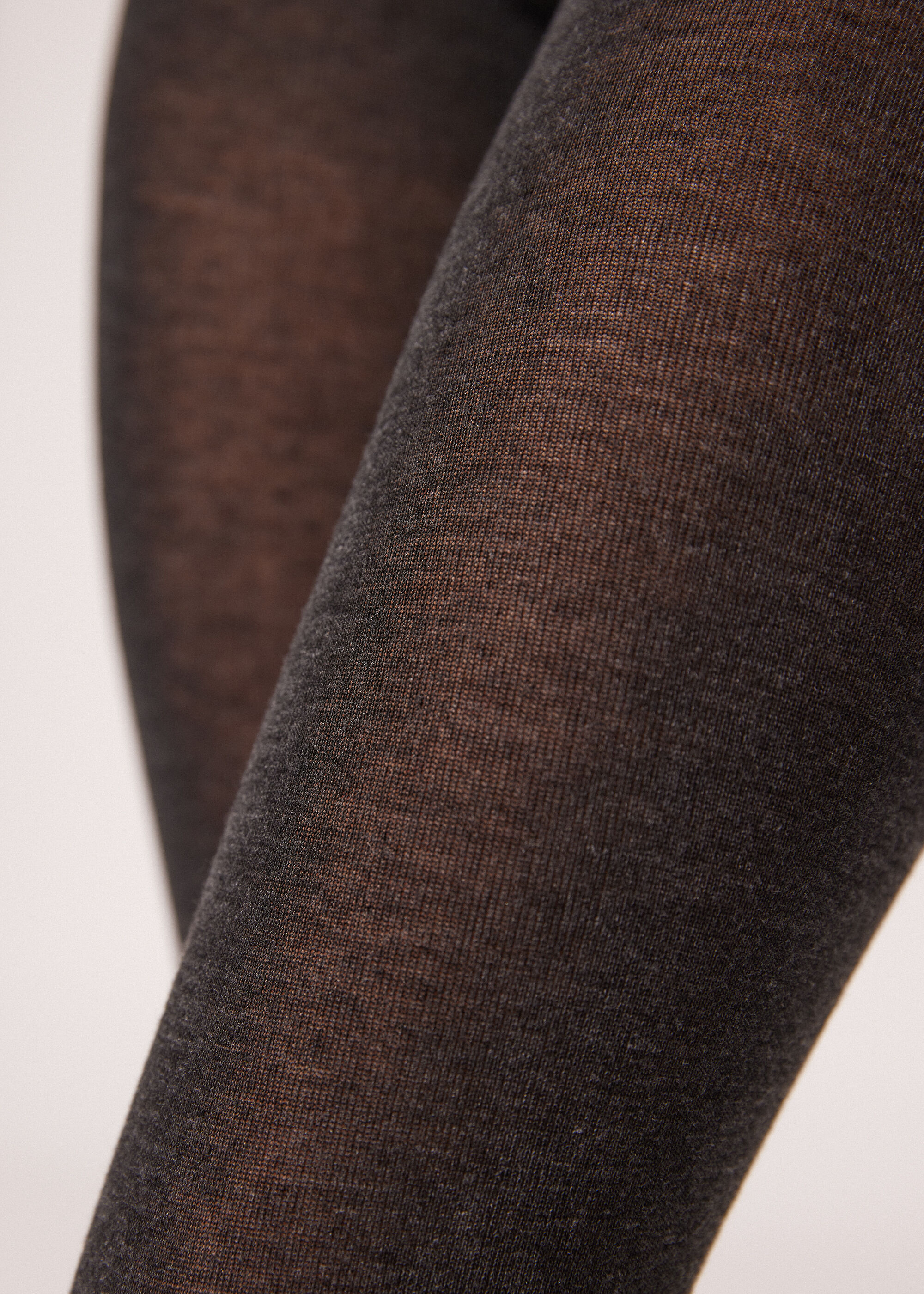 Collant Morbido In Misto Modal E Cashmere