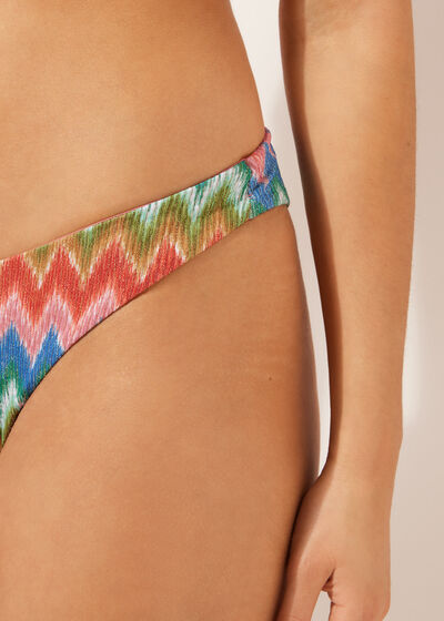 Brazilian Bikini Bottoms Elegant Chevron