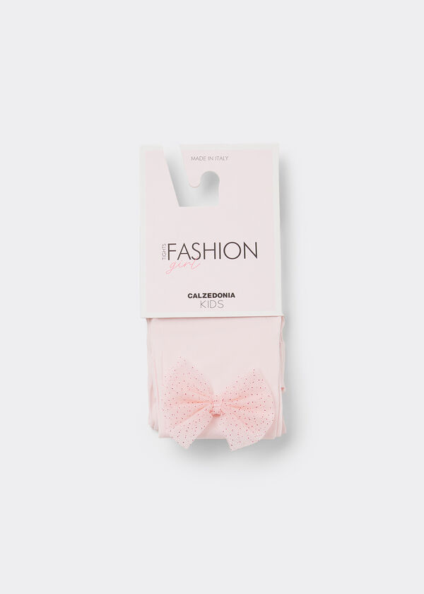 Girls’ Bow Tights