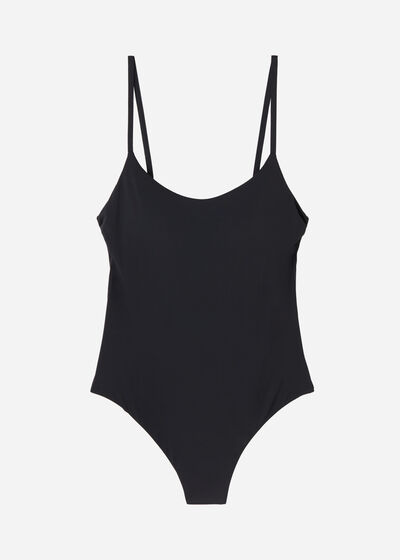 Padded One-Piece Slimming Swimsuit Indonesia
