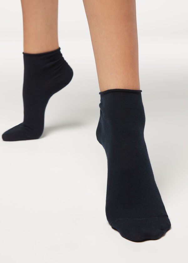 Cotton Bandless Short Socks