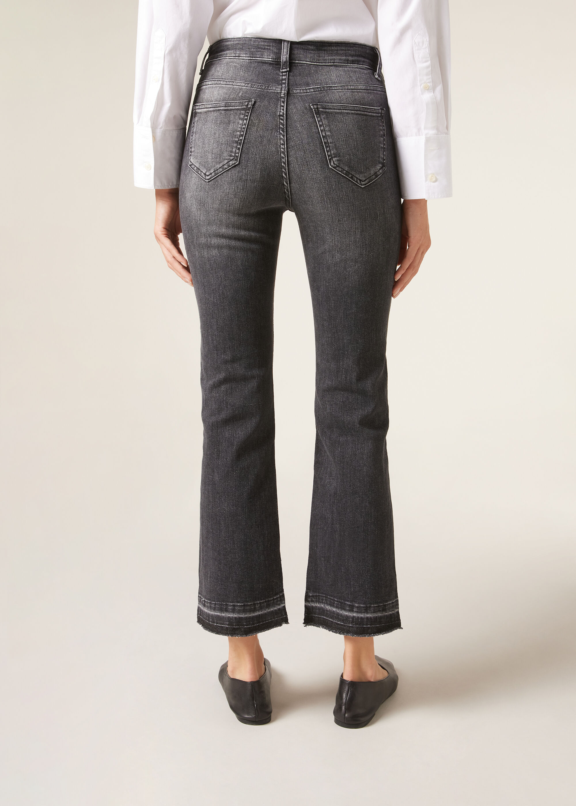 Jeans a Zampa Cropped