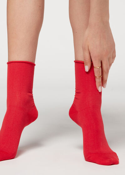 Non-Elastic Cotton Ankle Socks