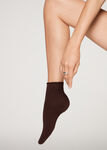 Chaussettes courtes en cachemire sans bordure