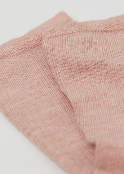 Girls’ Socks with Cashmere and Glitter