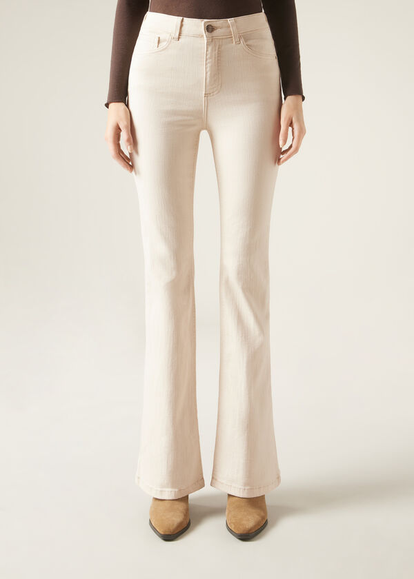 Flared Stretch Jeans