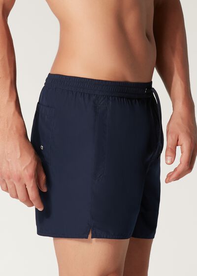 Formentera Cropped Patterned Swimming Shorts
