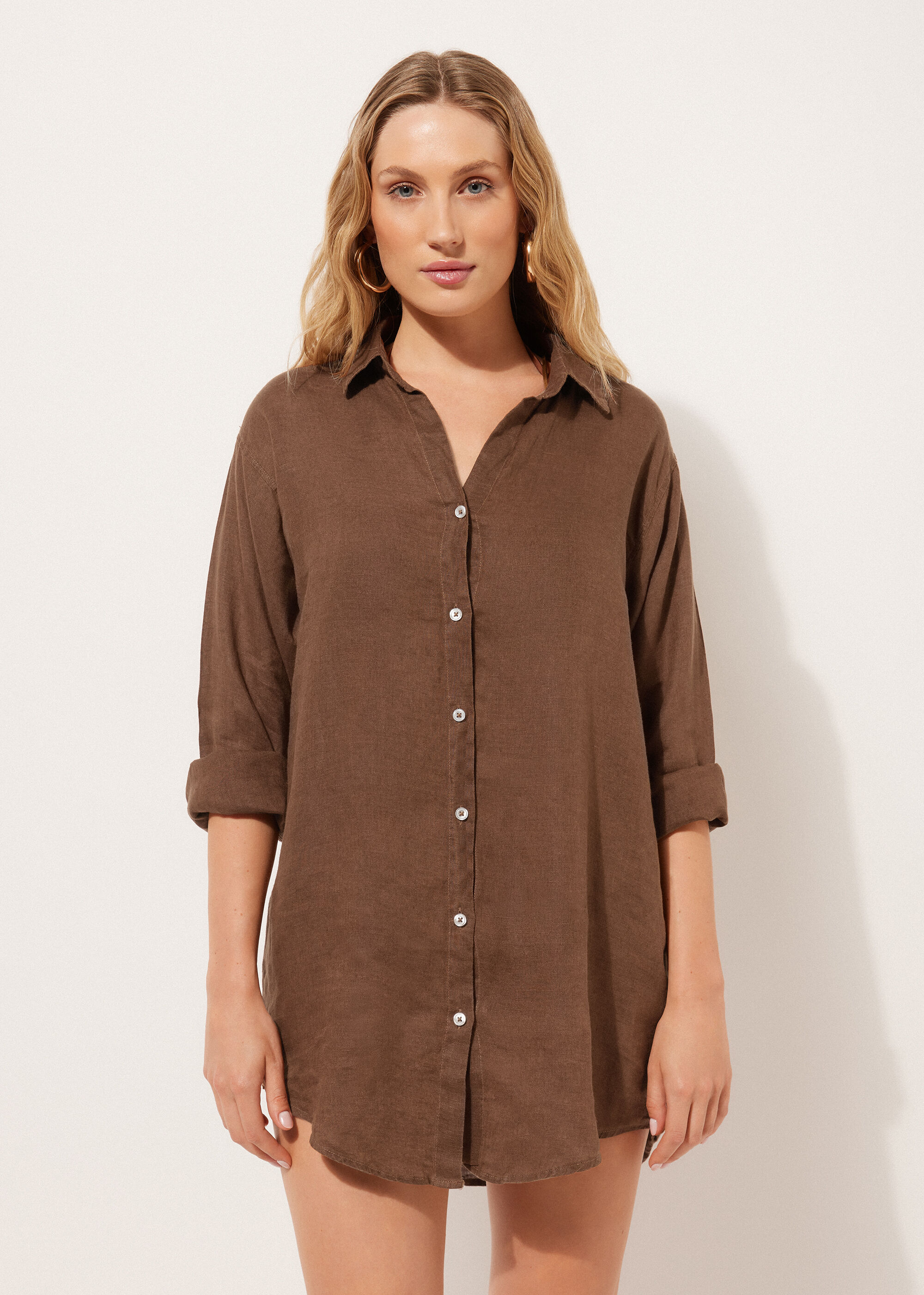 Abito Camicia in Lino