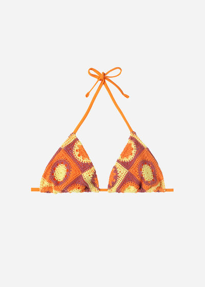 Triangle String Swimsuit Top Tel Aviv
