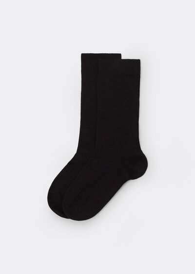 Kids’ Breathable Cotton Long Socks