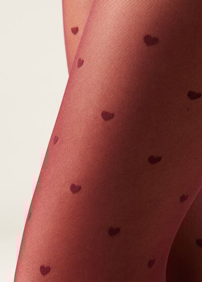 Little Hearts 30 Denier Sheer Tights
