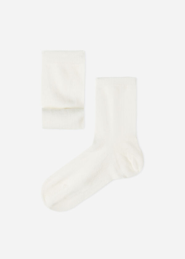 Kids Cashmere Blend Short Socks