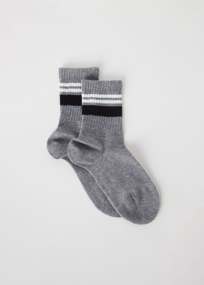 Dječje kratke čarape s prugama