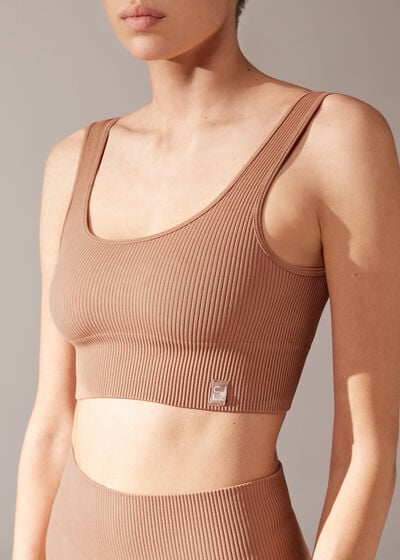 Ribbed Seamless Sport Top