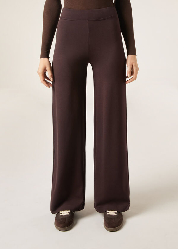 Milano Knit Palazzo Trousers