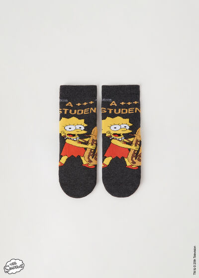 The Simpsons Kaymaz Çocuk Çorabı