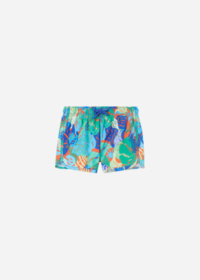 Boys’ Patterned Boxer Swim Shorts Ibiza Disney