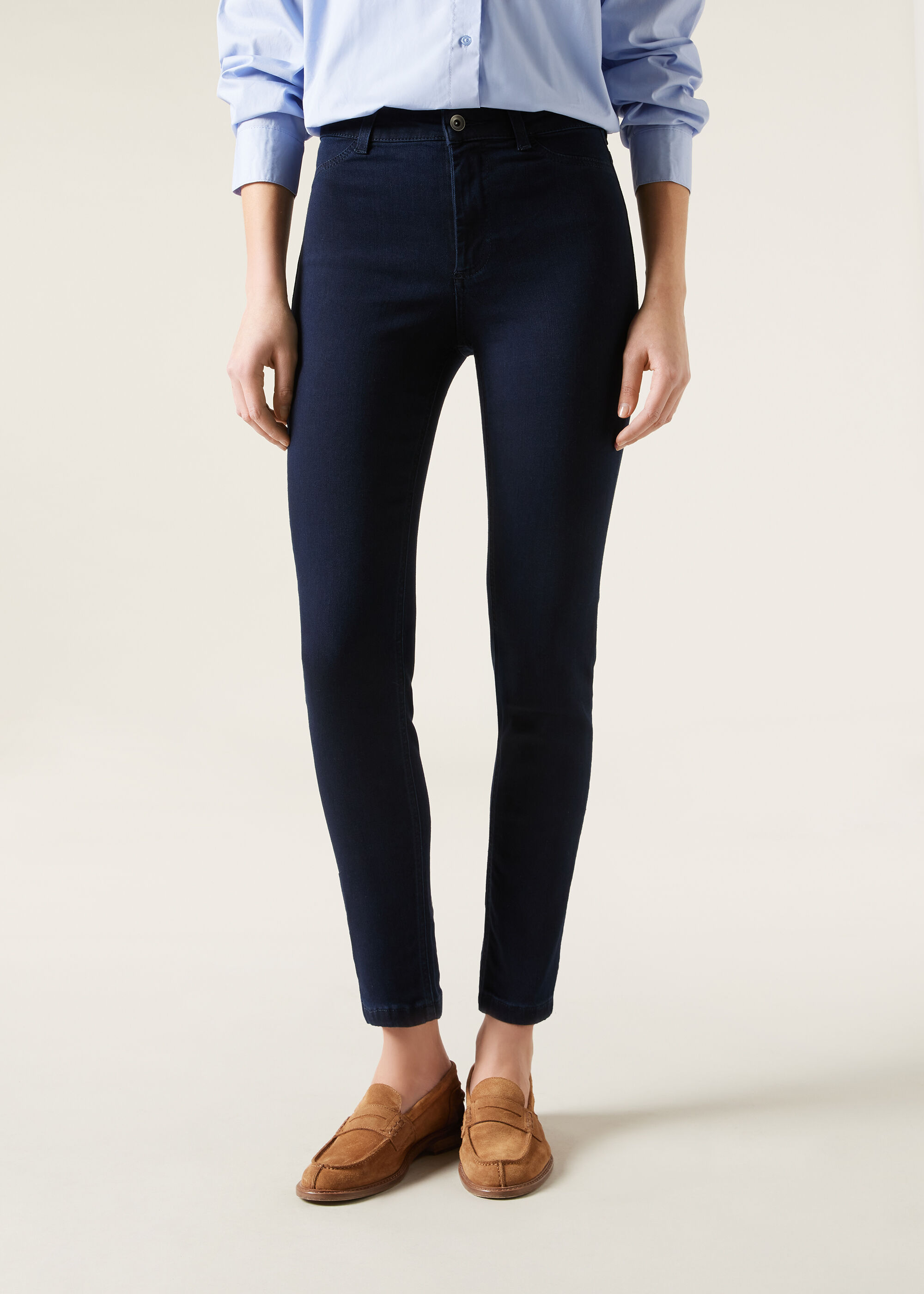 Jeansy termiczne skinny Soft Touch