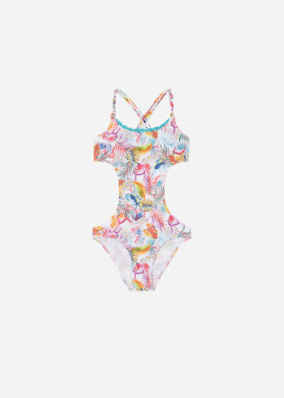 Swimsuit Girls’ Jungle Rainbow