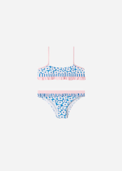 Girls’ Floral Two-Piece Swimsuit Aurora