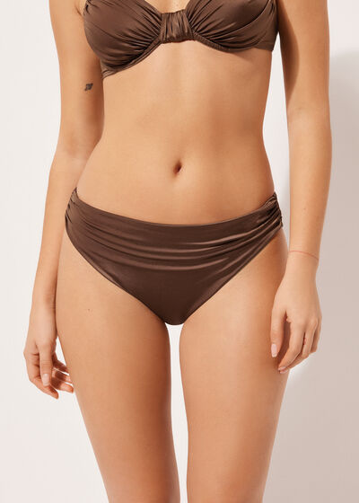 Bikini Bottoms Shiny Satin