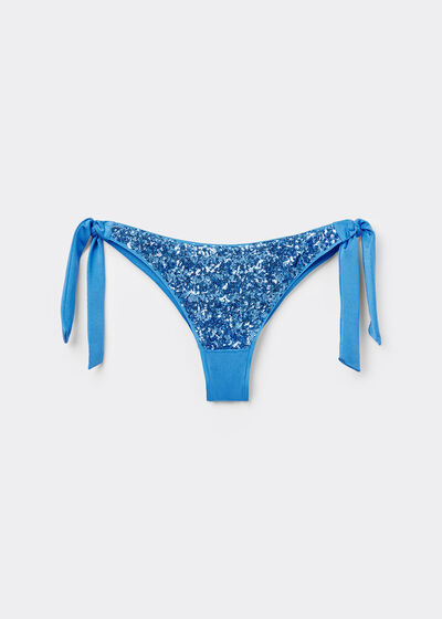 Bow Brazilian Bikini Bottoms Glowing Surface