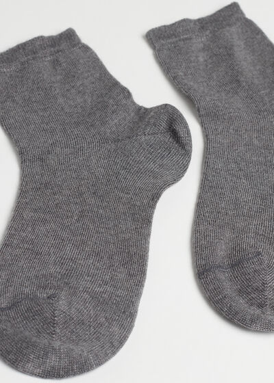 Kurze Socken mit Cashmere für Kinder