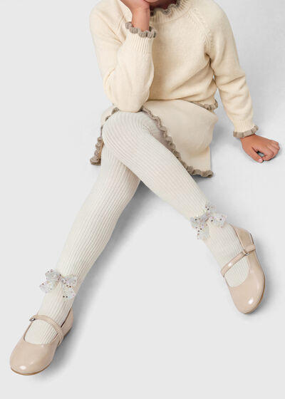Girls&rsquo; Sequin Tights