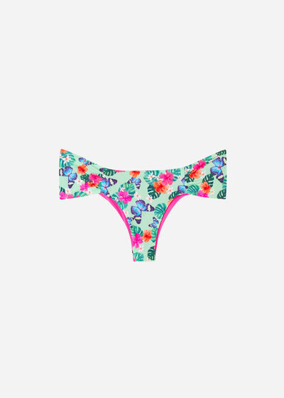 Brasileña Fruncidos Bikini Malibu