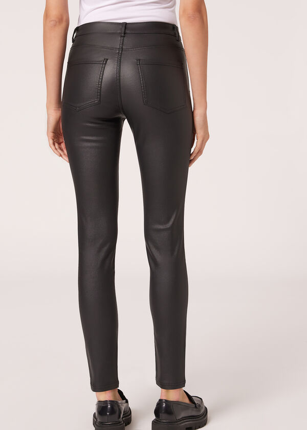 Buy Faux Leather Leggings on our official Calzedonia website. Experience  our long history of tradition …