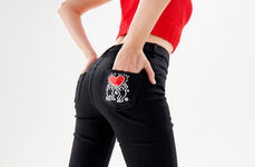 Keith Haring™ Soft Touch Push-Up Jeans