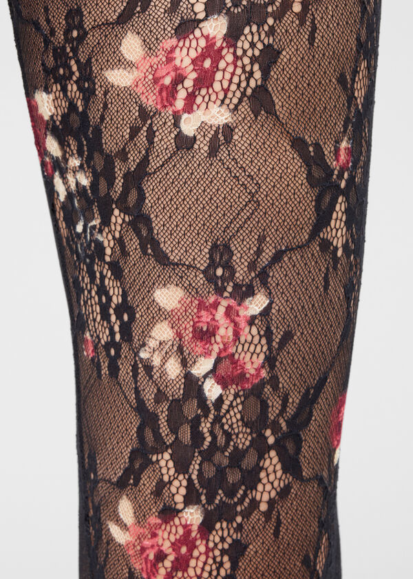 Lace and Rose Tights