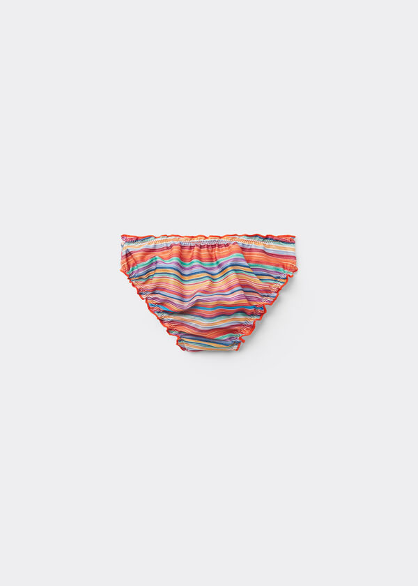 Bikini Bottoms Girls’ Colorful Stripes