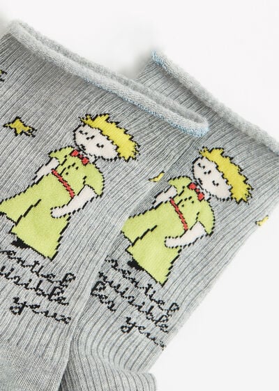 Kratke čarape s natpisom Mali Princ