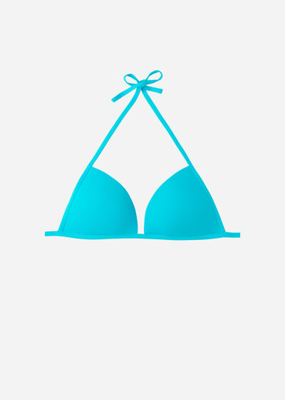 Mjuk triangelformad vadderad graderad bikiniöverdel Indonesia