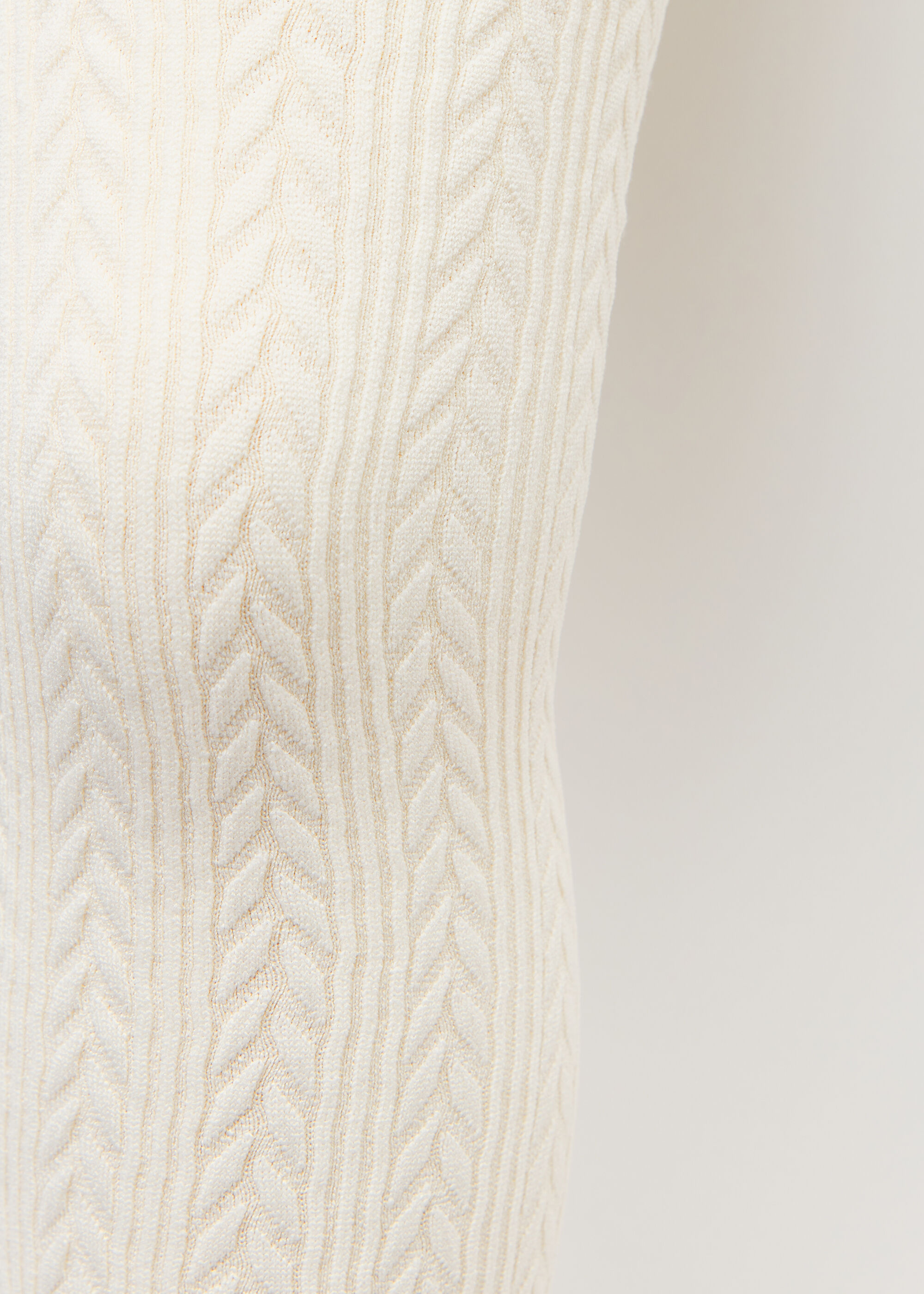 Girls Cable Knit Thermal Tights