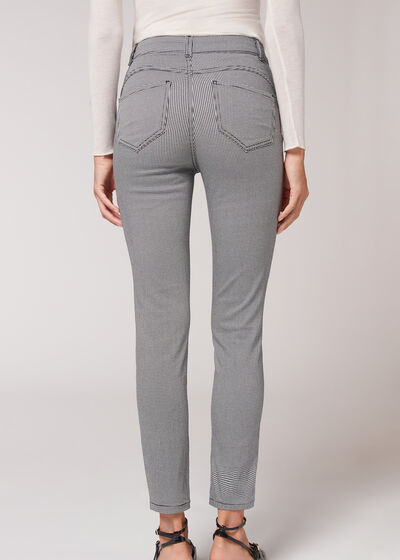 Yüksek Bel Skinny Push Up Jean