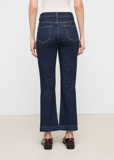 Cropped Flared Jeans