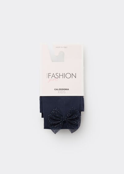 Girls’ Bow Tights
