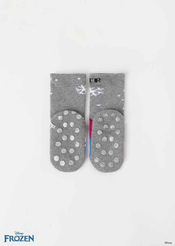 Dievčenské protišmykové ponožky s motívom Ľadového kráľovstva