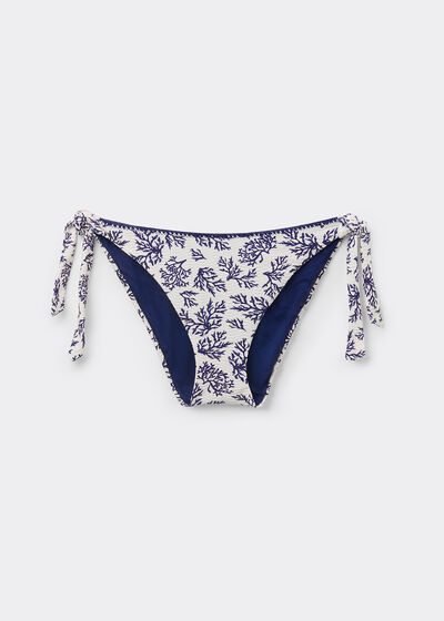 Слипы на Завязках Низ Купальника Blue Corals