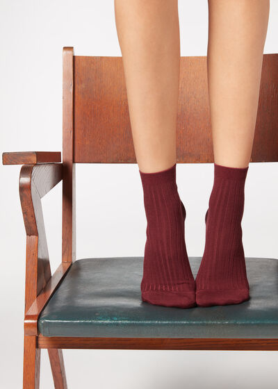 Cashmere Blend Short Socks
