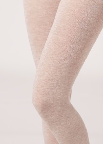 Collant Opaque Thermique avec Cachemire