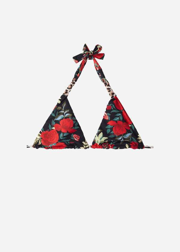 Csúsztatható Kifordítható Háromszög Fürdőruha Felső Nizza