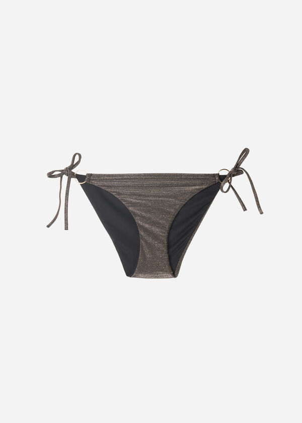 Lamé String Swimsuit Bottom Hollywood