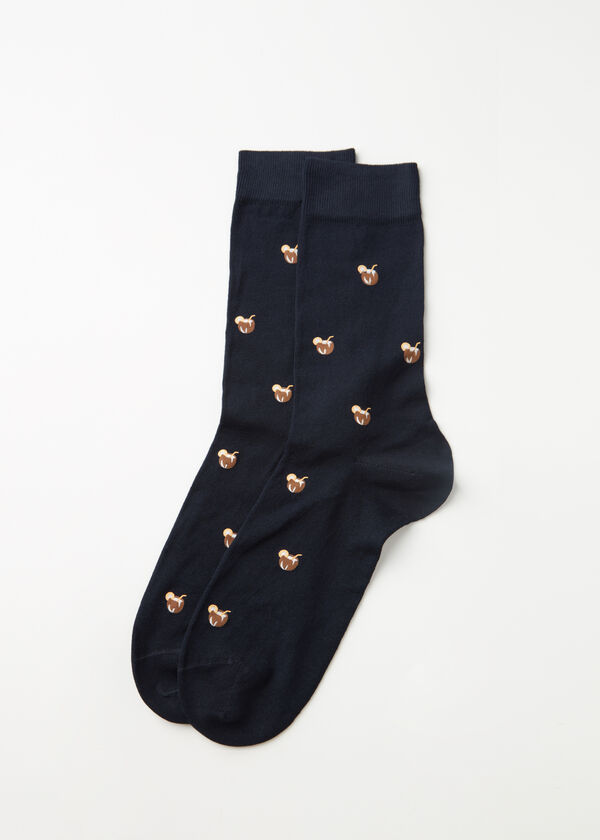 Men’s Summer Print Crew Socks