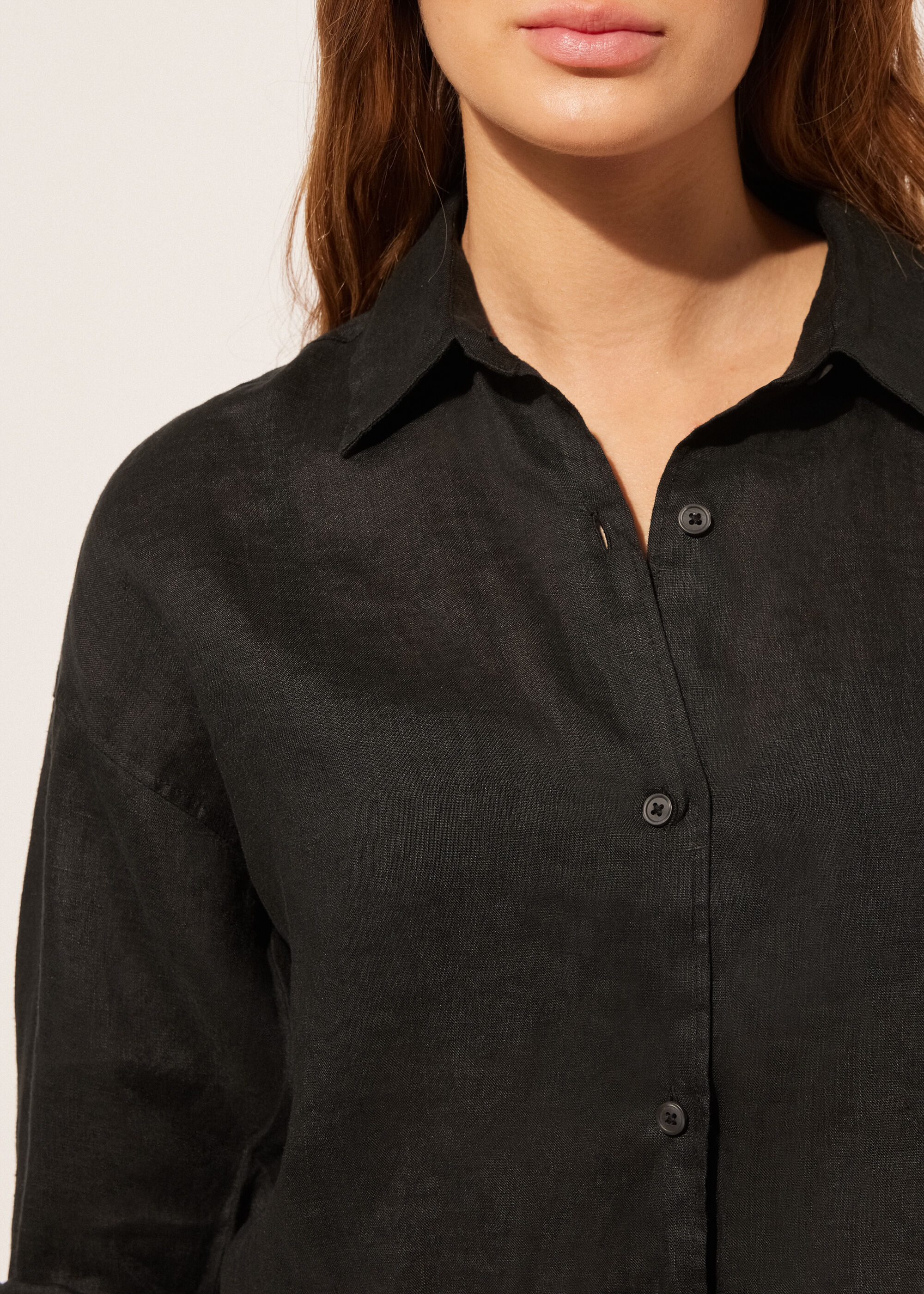 Camisa Corta de Lino