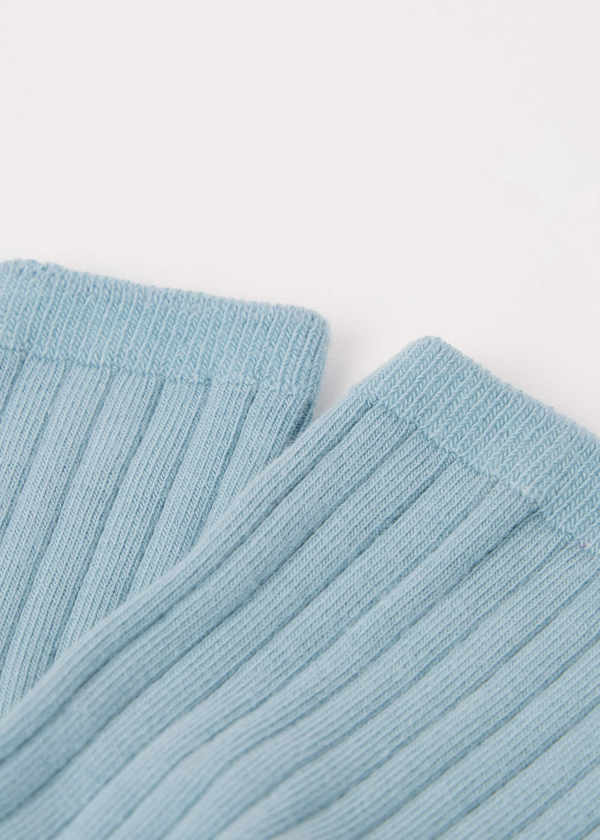 Kurze Socken mit Rippstrick