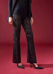 Lace Flared Leggings with Culottes
