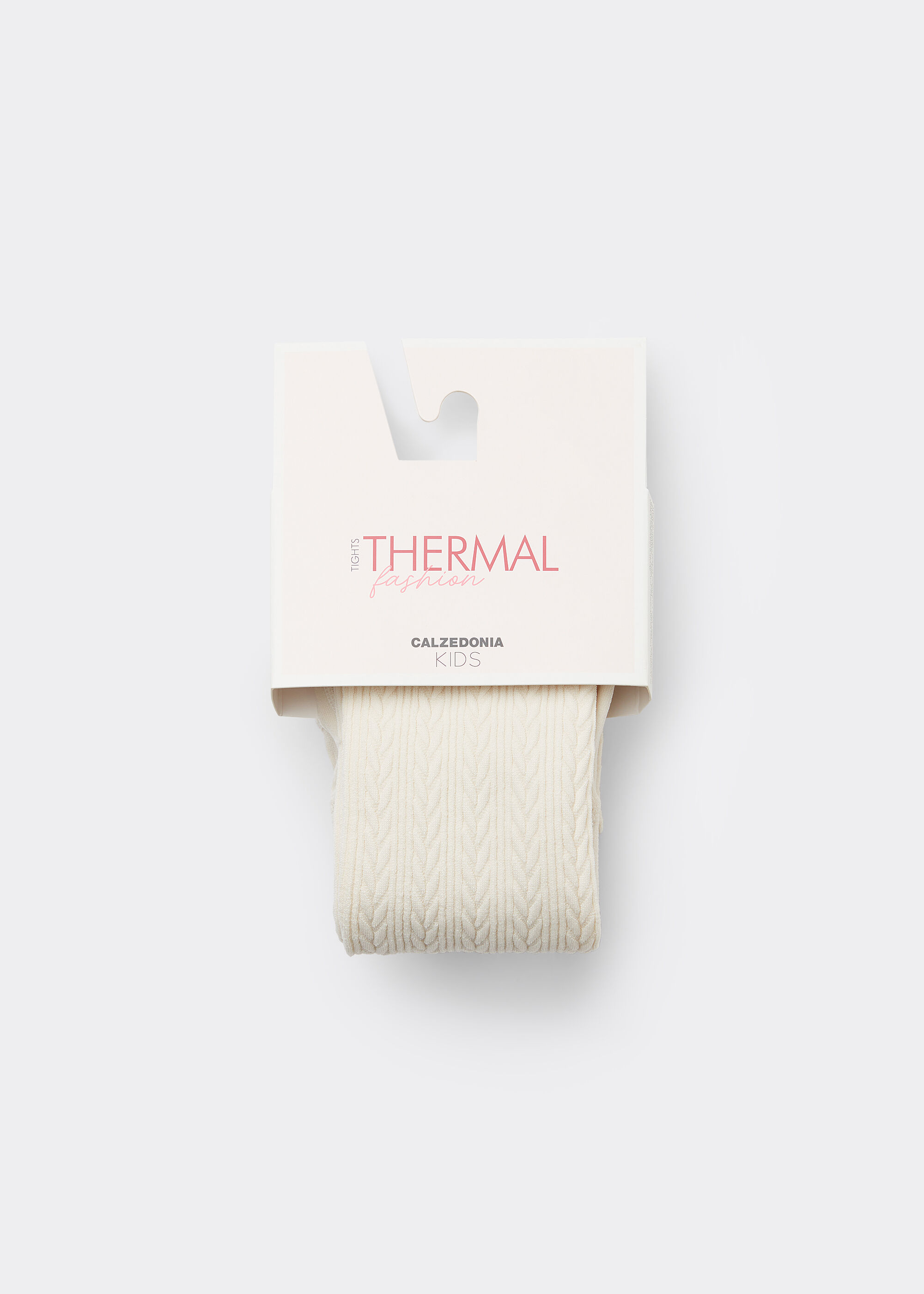 Girls Cable Knit Thermal Tights